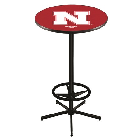 Holland Bar Stool Co 42" Black Nebraska Pub Table L216B4228NebrUn